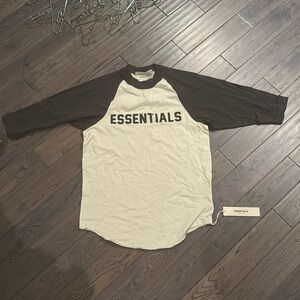 Brand new never worn essentials baseball tee